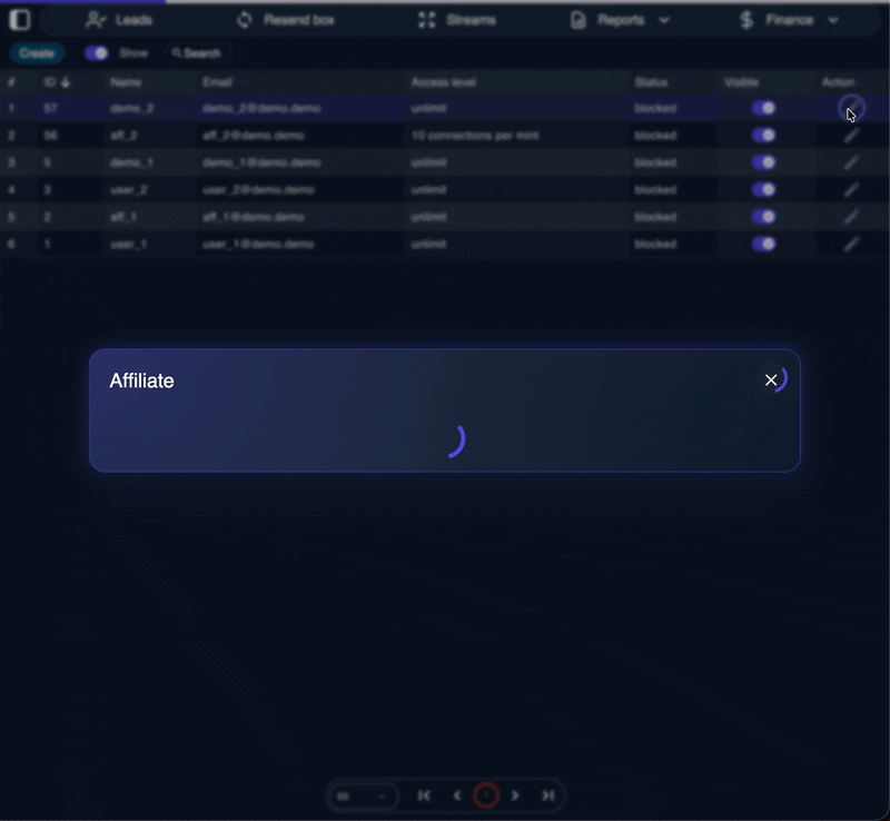 CRM / Telegram Alert